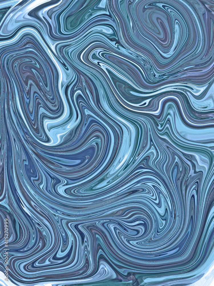 Digital illustration of swirls of liquid marble paper textured background Digital illustration of swirls of liquid marble paper textured background