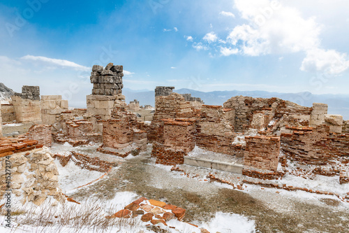 Welcome to Sagalassos. Isparta, Turkey.To visit the sprawling ruins of Sagalassos, high amid the jagged peaks of Akdag, is to approach myth: the ancient ruined city set in stark. photo