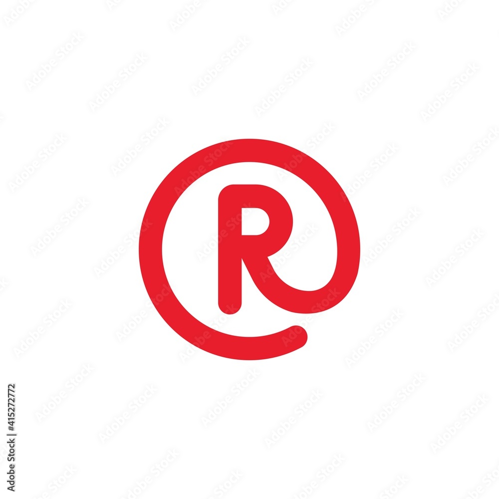 R letter icon business vector design R letter icon business vector design