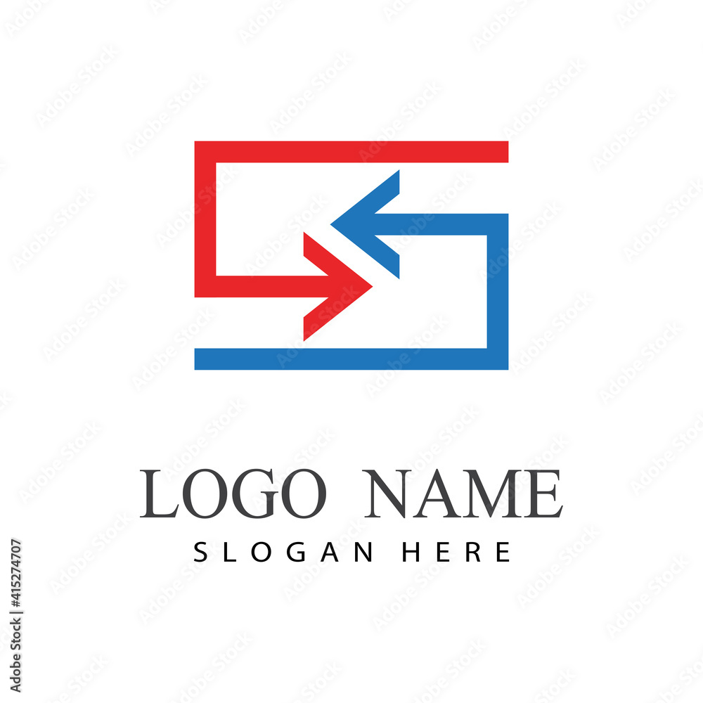 Arrow vector illustration icon Logo Template design Arrow vector illustration icon Logo Template design