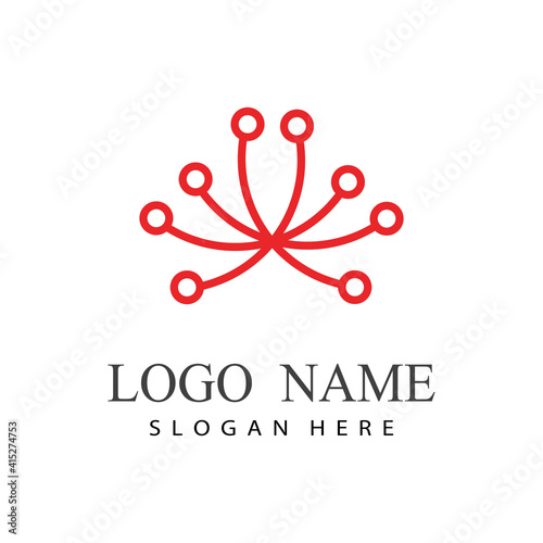 internet cable logo  and symbols vector