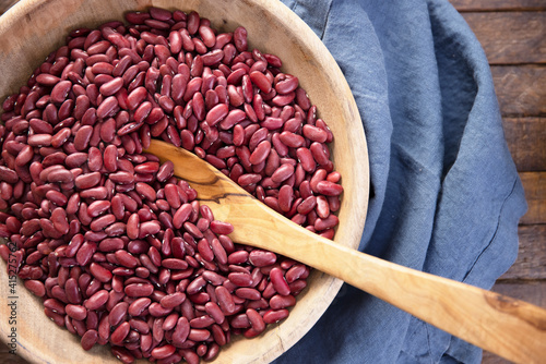 Dried Kidney Beans in Bowl