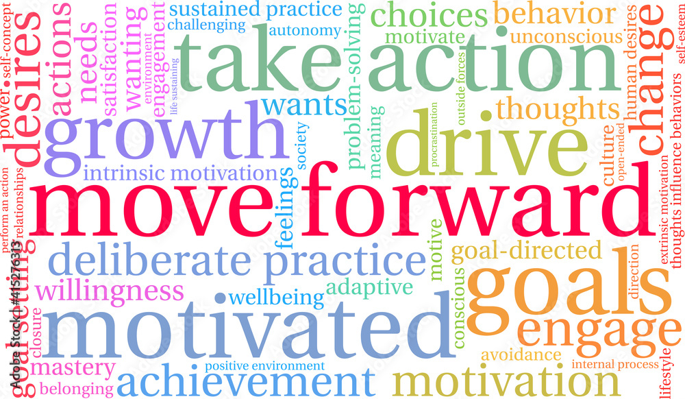 Move Forward Word Cloud on a white background. Move Forward Word Cloud on a white background.
