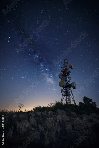 Antenas y Vía Láctea