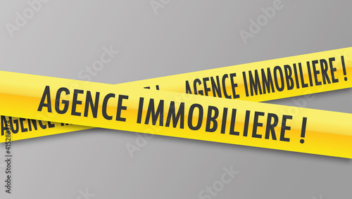 Logo agence immobilière.