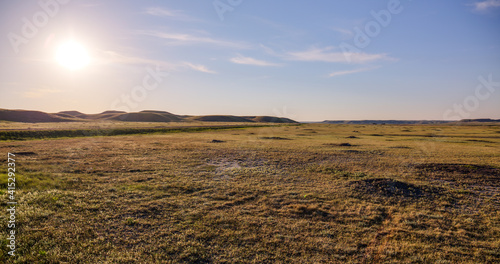 open plains near Milk River, Alberta, Canada photo