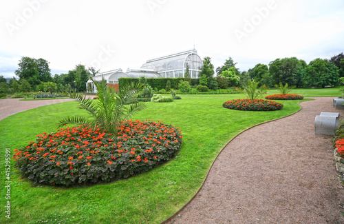 Gothenburg, Sweden. Botanical Garden (Tradgardsforeningen) in Sweden. It is one of largest botanical gardens in Europe with area of 175 hectares photo