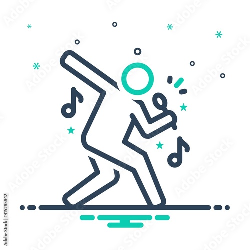 Mix icon for singer