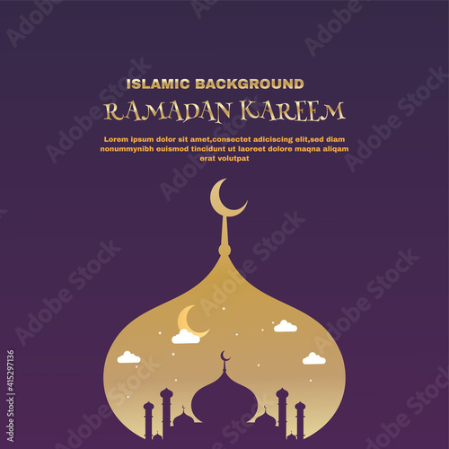 stock vector ramadan kareem greeting mosque background part 7