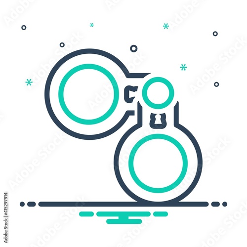 Mix icon for crime