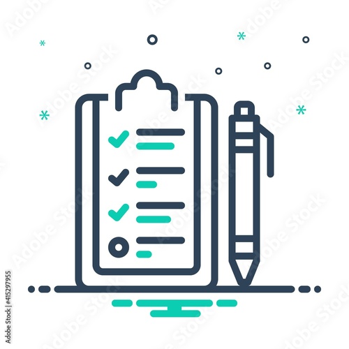 Mix icon for curriculum