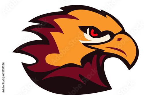 Red & Yellow Eagle Logo 