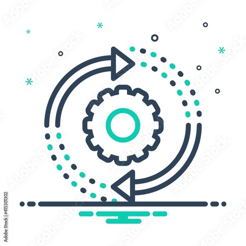 Mix icon for transition