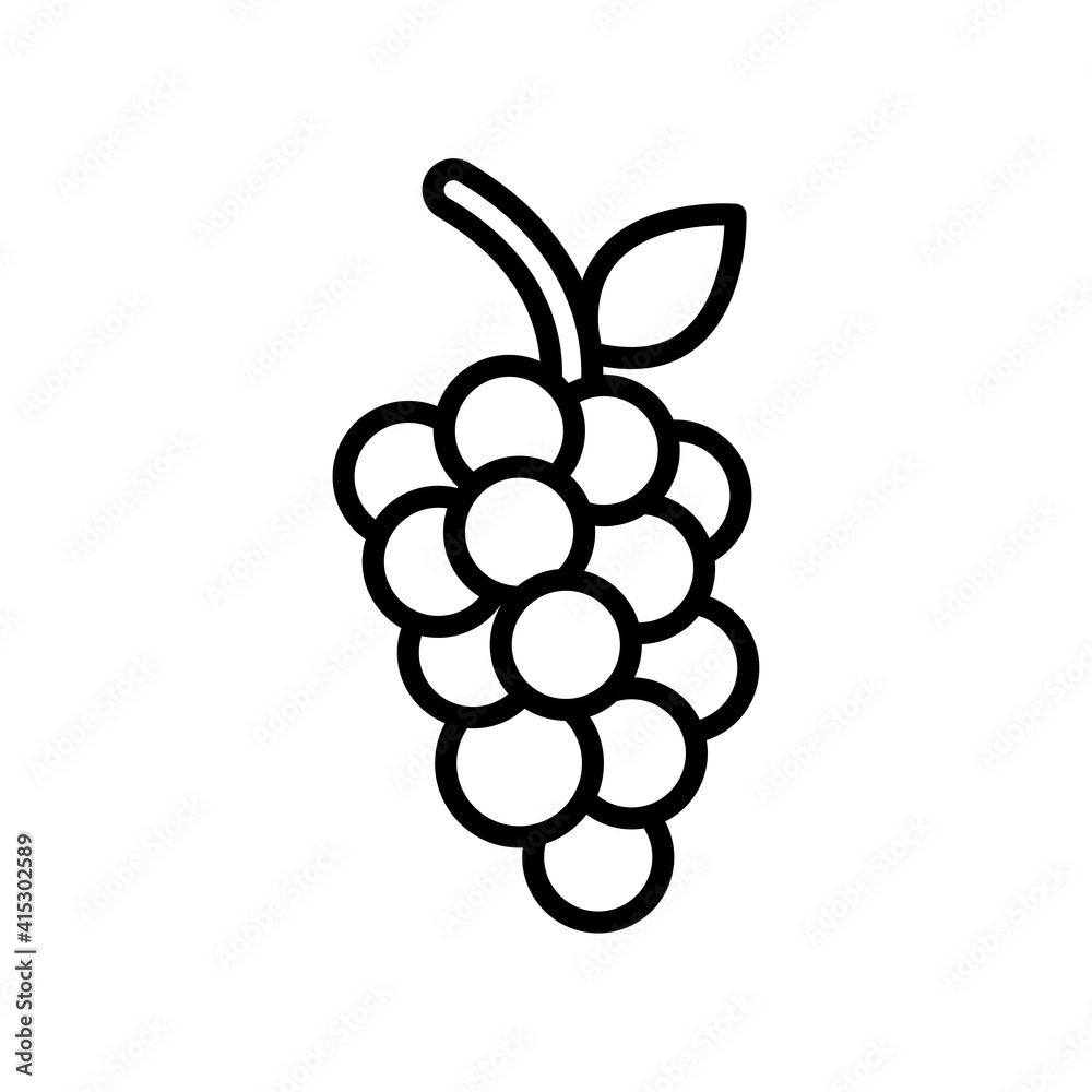 grapes icon design vector template