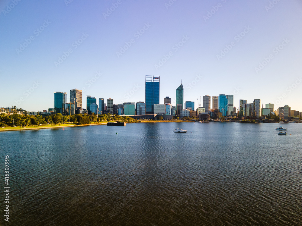 Fototapeta premium Perth City Skyline
