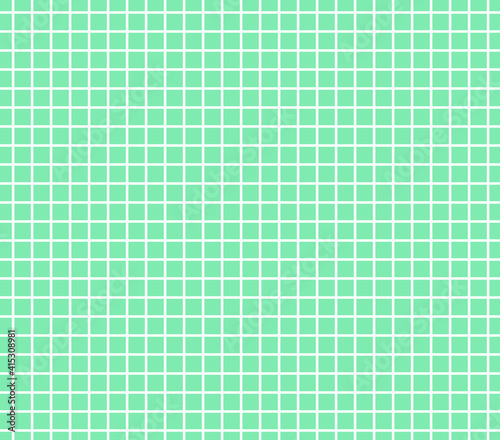 white Grid Line with a small gap on green mint Background. Editable can use for wallpaper, pattern and tile texture. Seamless vector without border.
