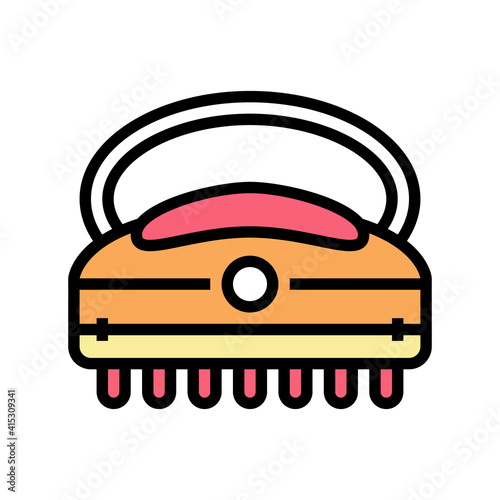 massager spa salon accessory color icon vector. massager spa salon accessory sign. isolated symbol illustration