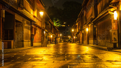 old street in the night