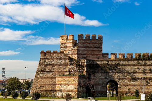 Photography View of Yedikule Fortress in Istanbul, Turkey