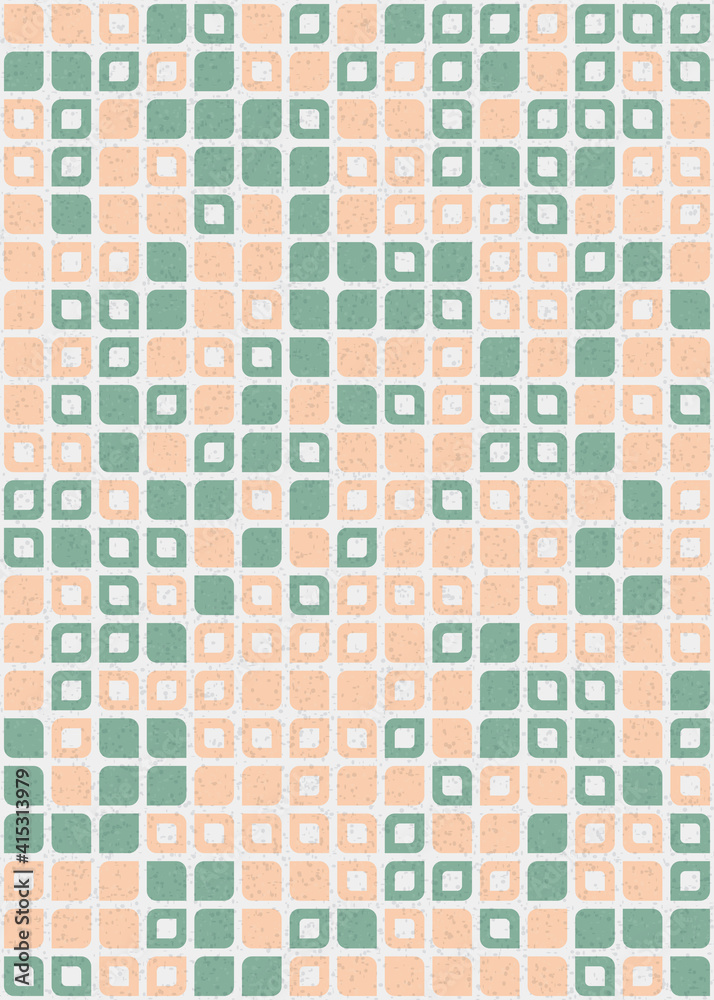 Abstract Geometric Pattern generative computational art illustration