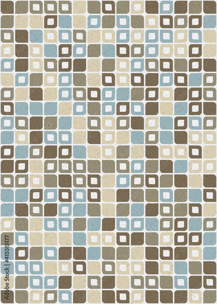 Abstract Geometric Pattern generative computational art illustration