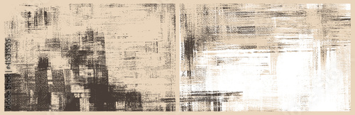 Cross hatching paint strokes on canvas. Oil brush texture set. Abstract grungy backgrounds