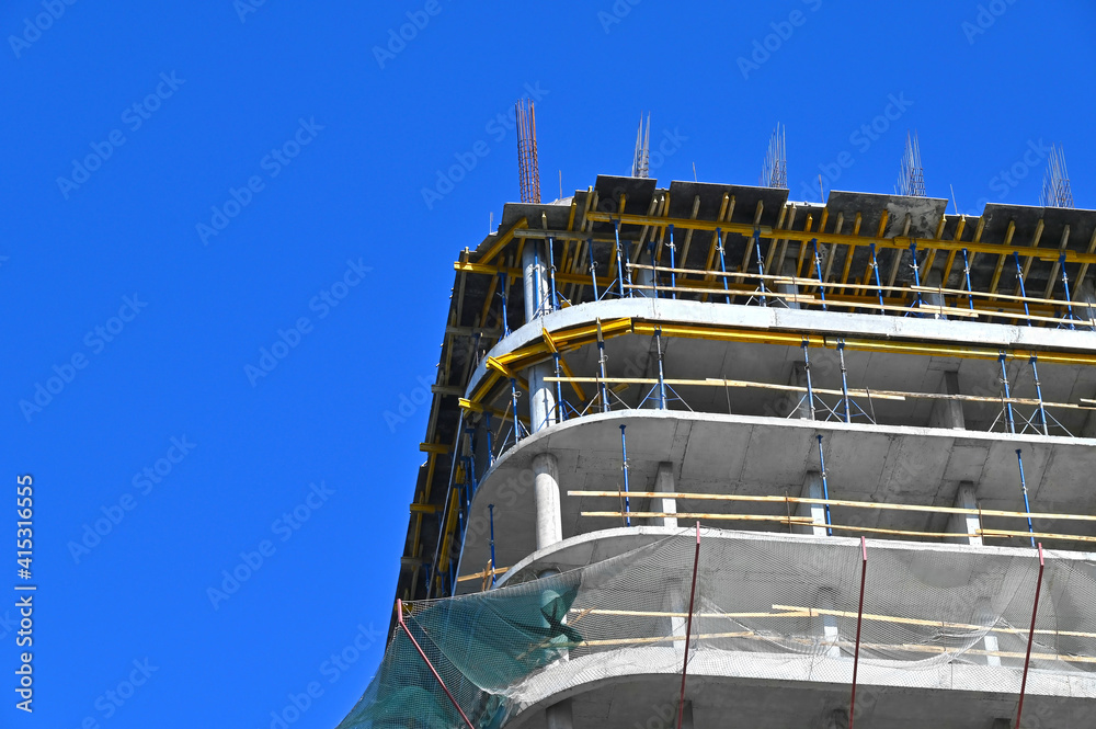 Fototapeta premium Construction site work