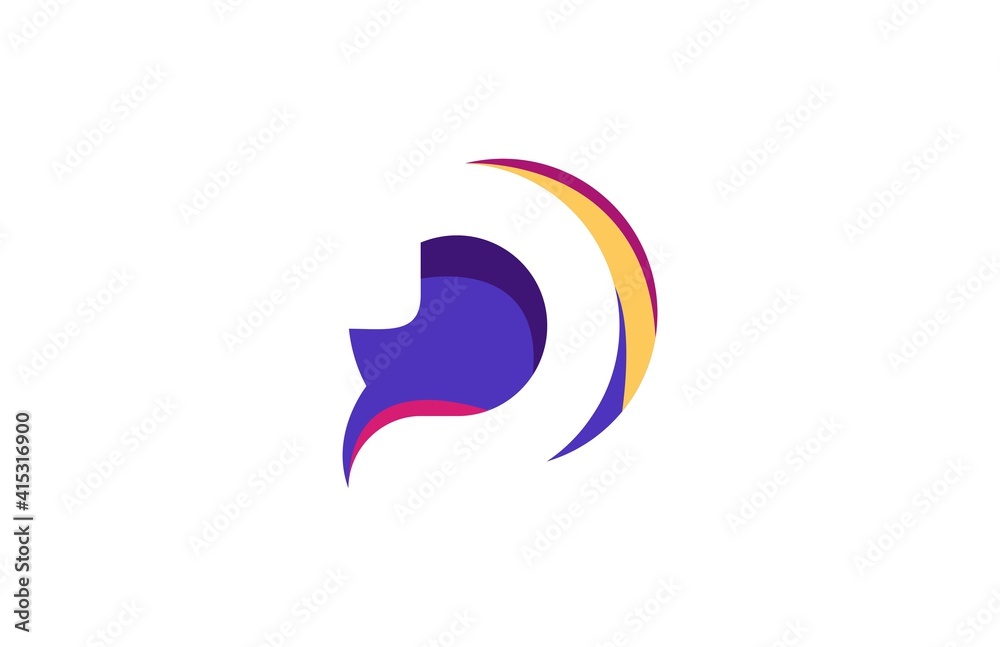 Abstract Minimal Initial D Logo Gradient Multicolor Abstract Minimal Initial D Logo Gradient Multicolor