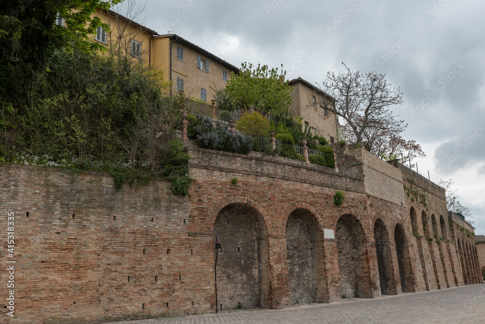 View of the city of Urbino