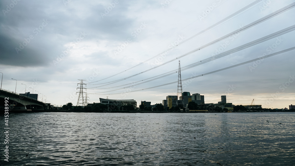 Fototapeta premium bridge over the river