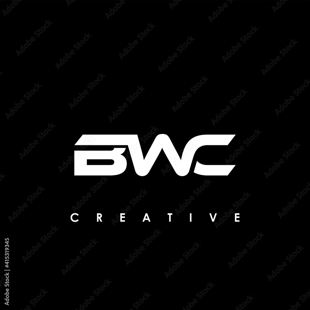 BWC Letter Initial Logo Design Template Vector Illustration BWC Letter Initial Logo Design Template Vector Illustration