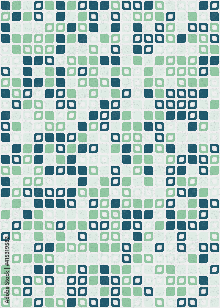 Abstract Geometric Pattern generative computational art illustration