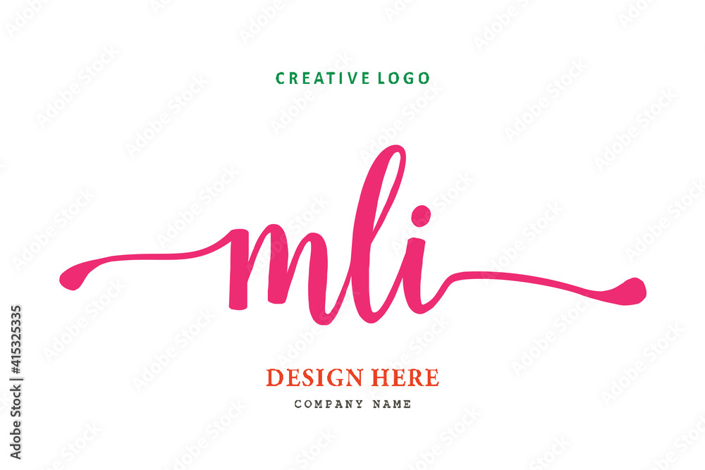 MLI lettering logo is simple, easy to understand and authoritative MLI lettering logo is simple, easy to understand and authoritative