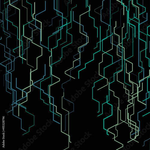 Vector abstract circuit.