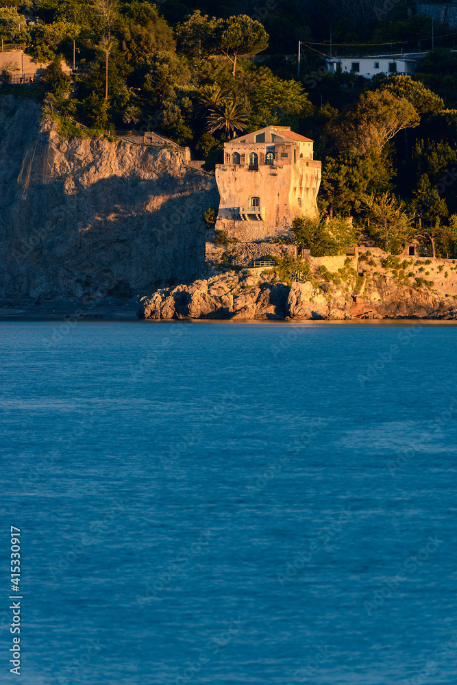 the historic tower of Vietri sul mare called 