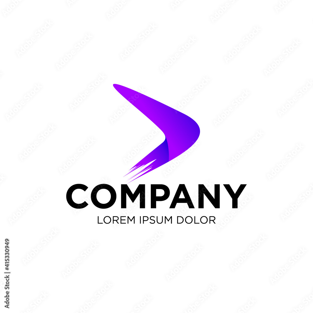 Illustration vector graphic of Arrow logo. Design inspiration. Fit to your Business, Company, etc
