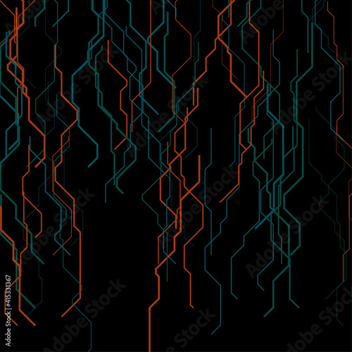Vector abstract circuit.