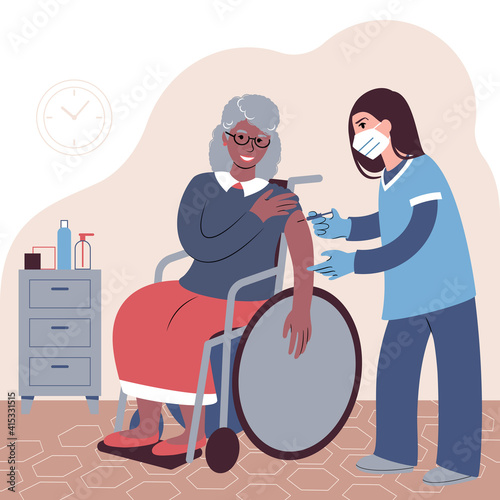 Vaccination procedure.