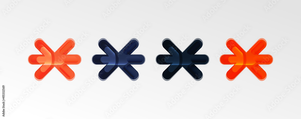 Abstract glossy crosses background for business or technology presentations, internet posters or web brochure covers Abstract glossy crosses background for business or technology presentations, internet posters or web brochure covers