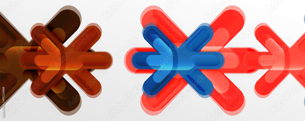 Abstract glossy crosses background for business or technology presentations, internet posters or web brochure covers Abstract glossy crosses background for business or technology presentations, internet posters or web brochure covers