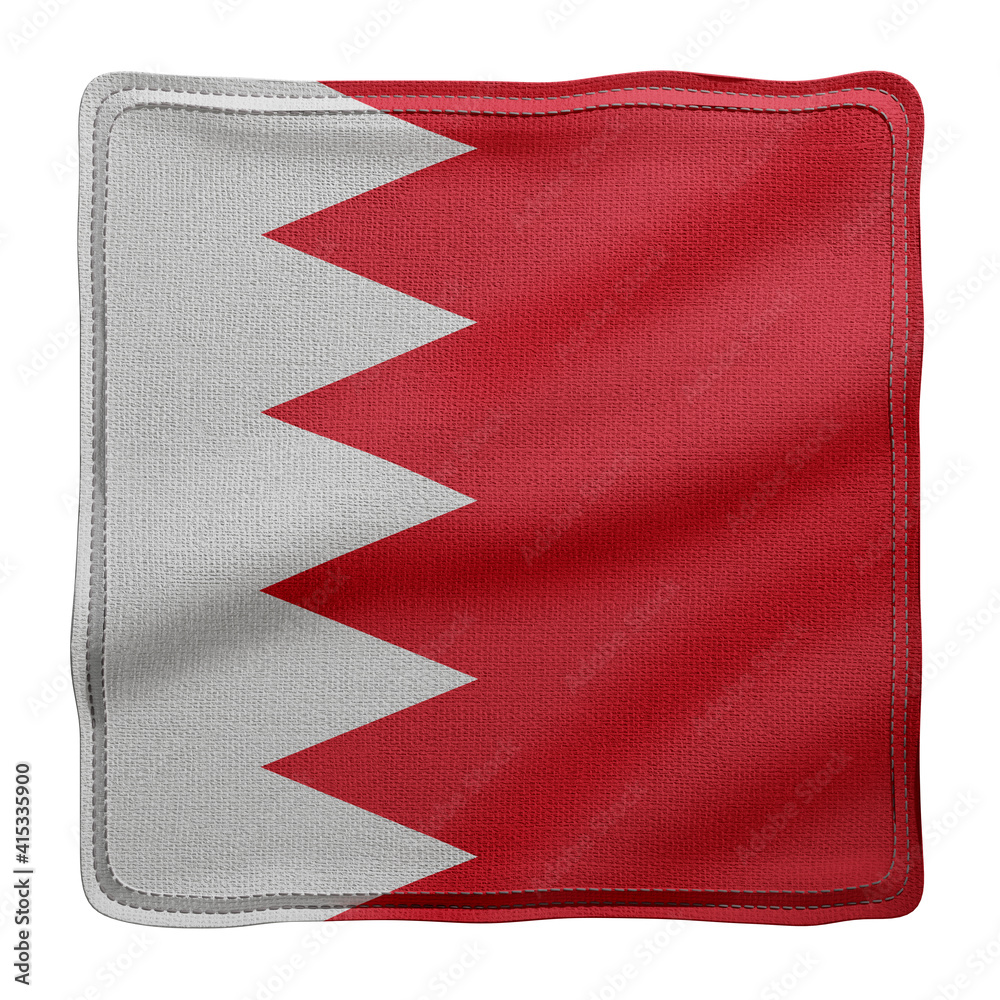 Bahrain 3d flag Bahrain 3d flag