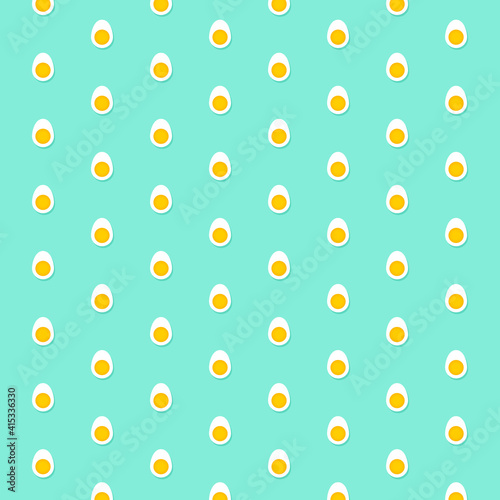 Bright pattern of eggs. Seamless, perfect vector.