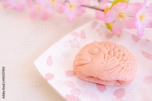 ピンクの鯛焼き　桜あん © fannrei