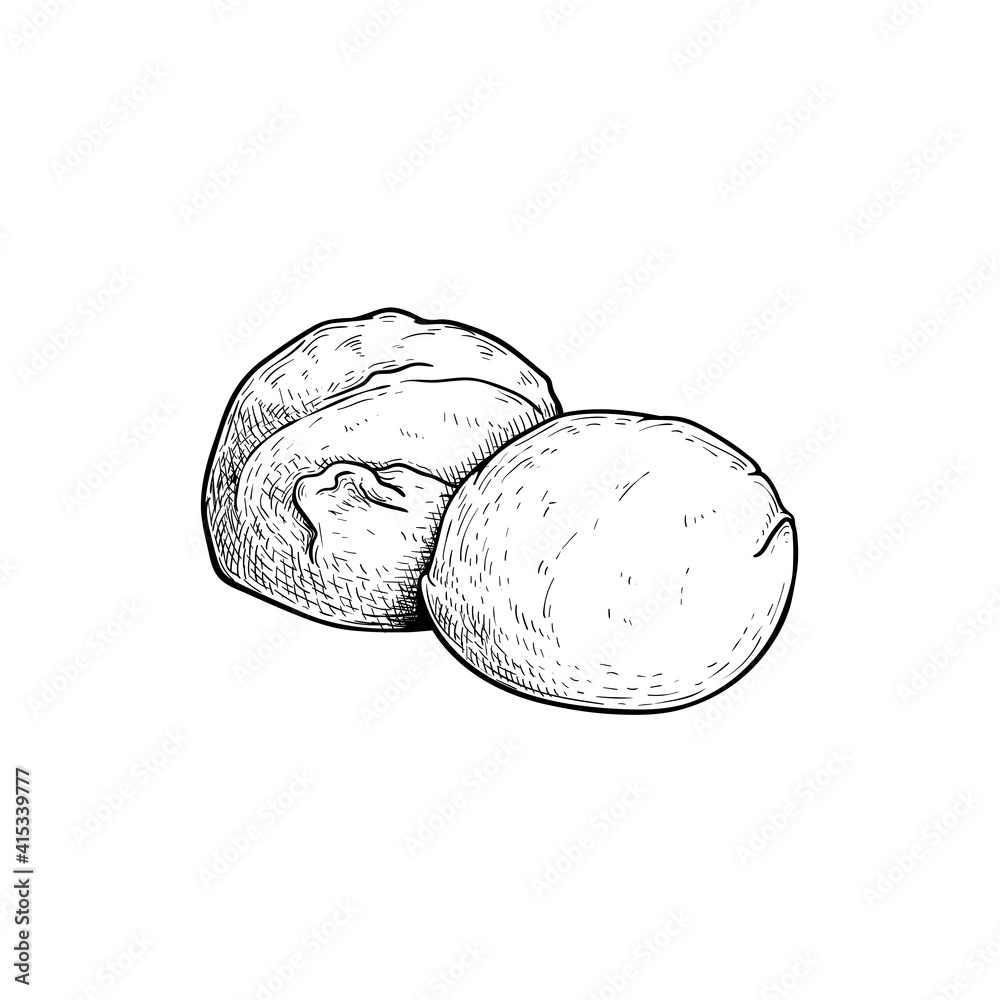 Cheese Ball Character Design. Mozzarella Cheese Ball On White Background.  Cheese Fried. Ketchup In White Dip Bowls. Tomato Sauce. Royalty Free SVG,  Cliparts, Vectors, and Stock Illustration. Image 184030092.