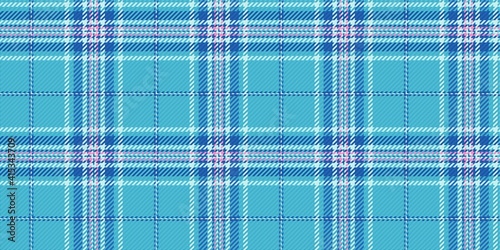 light and dark blue stripes and pink threads on cyan background fabric texture of traditional checkered tartan seamless ornament for plaid tablecloths shirts gingham clothes dresses bedding
