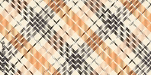 soft orange and gray stripes on light beige background fabric texture of traditional checkered tartan repeatable diagonal ornament for plaid tablecloths shirts gingham clothes dresses bedding
