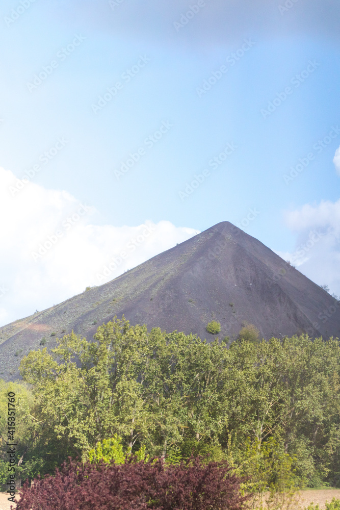 Fototapeta premium Eurostar heading to England outside the window.