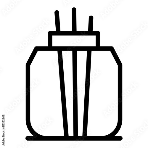 Aromatherapy air freshener icon. Outline aromatherapy air freshener vector icon for web design isolated on white background