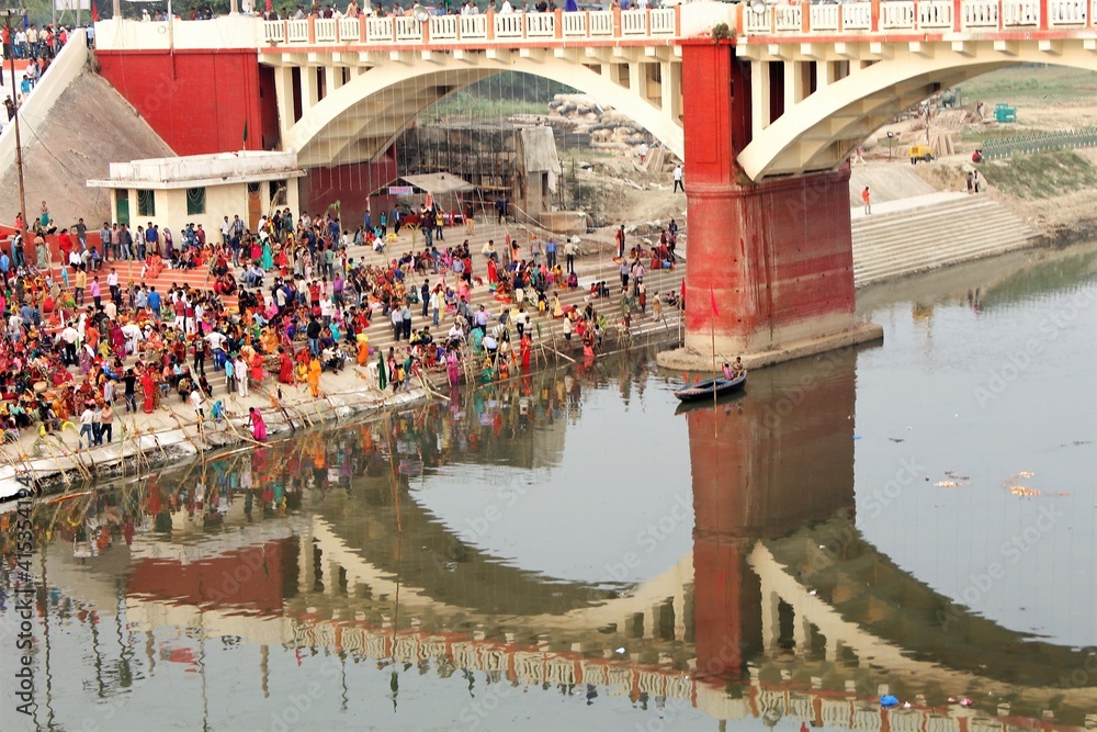 Fototapeta premium bridge over the river
