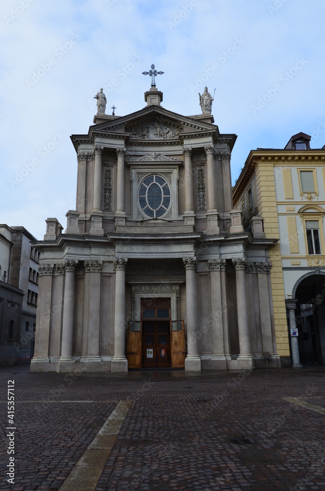 Fototapeta premium The square of San Carlo, Turin